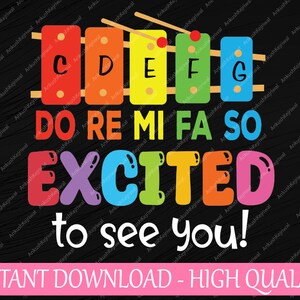 Muziek enthousiast om je te zien Leraar Svg, Muziek Educator Svg, Elementaire Muziek Leraar Svg, Back To School Png, digitale download