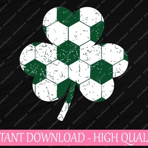 Fußball St Patricks Day SVG, Jungen Mädchen Männer Frauen SVG, Shamrock Grün SVG, Patrick's Day, Digital Download Sublimationen