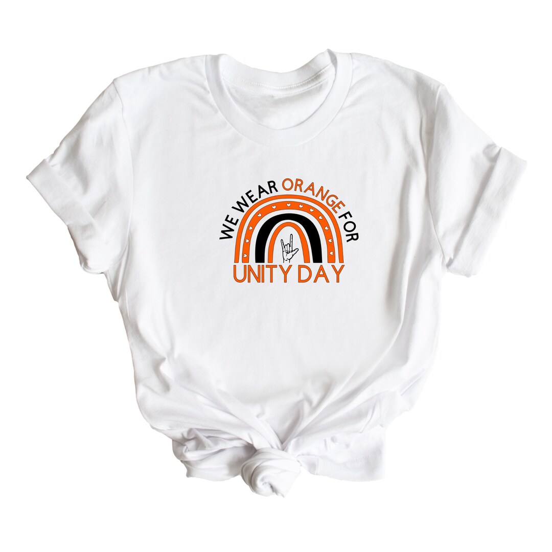 We Wear Orange Shirt, Anti Bullying Day Shirt, Unity Day Shirt, Stop ...