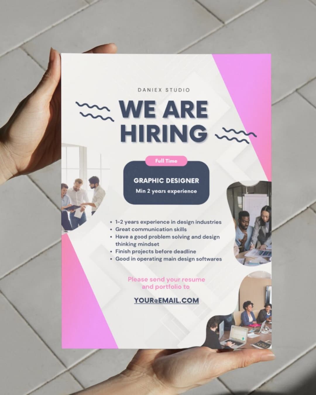 Hiring Poster Template Canva Template Etsy Hiring Poster Template Canva Template Etsy