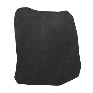 Black Suede Split Sides Cowhide Soft Genuine Real Leather First Quality Full Hide Leather for Crafting 3oz-4oz (1.3-1.4mm) 14 Square Feet
