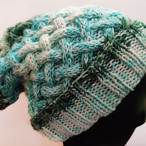 Multicolor Winter Beanie - Hand Knitted Yarn Slouchy Beanie - Soft Handmade Knit Hat - Unisex Slouchy Style - Thoughtful Gift for Any Adult