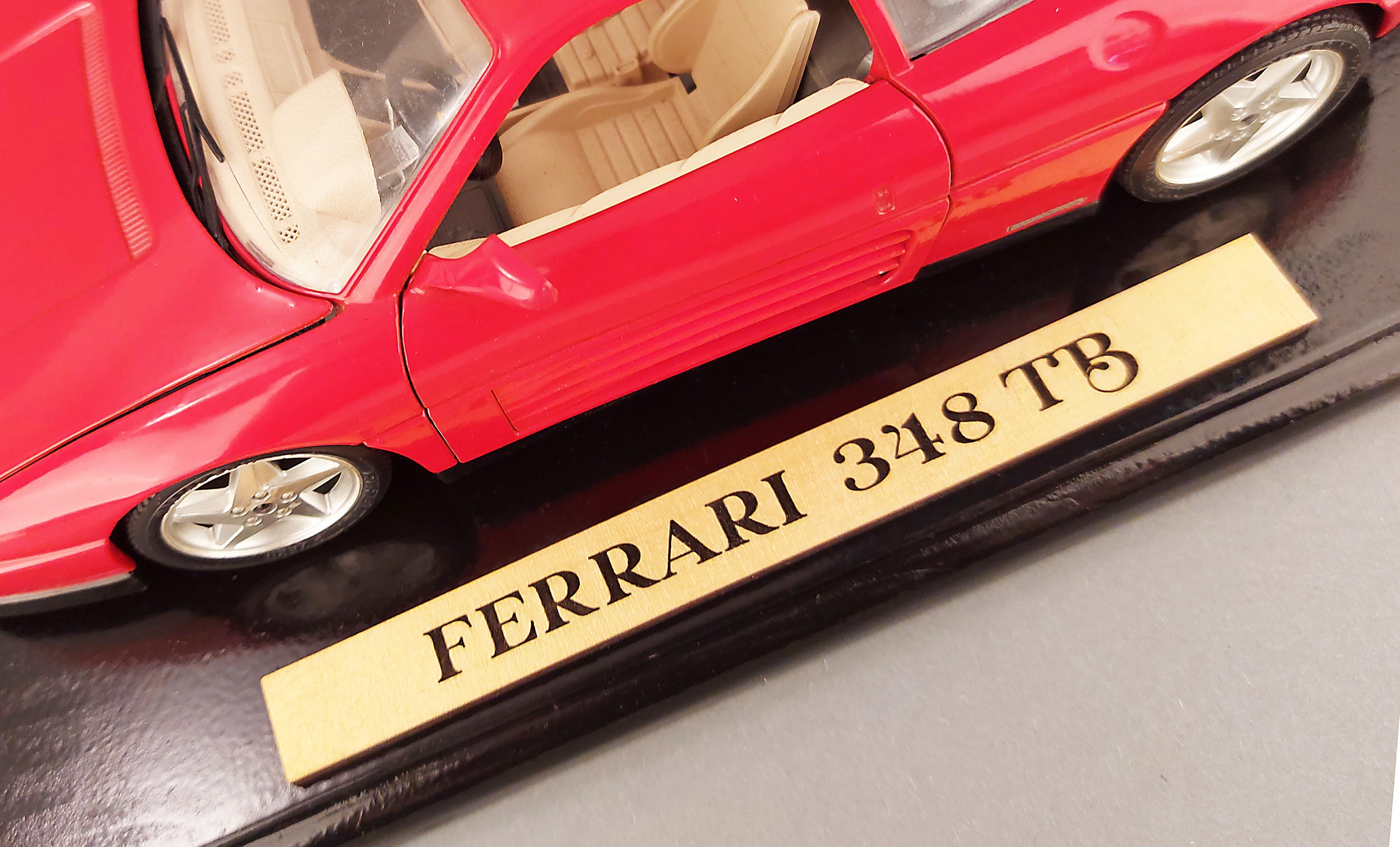 Wooden Base for Displaying Model Cars / Black With a Gloss Etsy UK