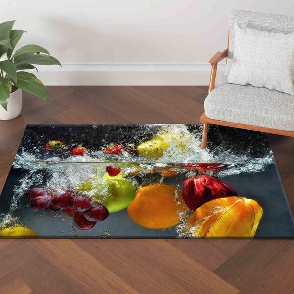 Fruit Rug Etsy