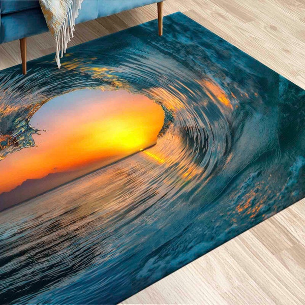 Ocean Rug - Etsy