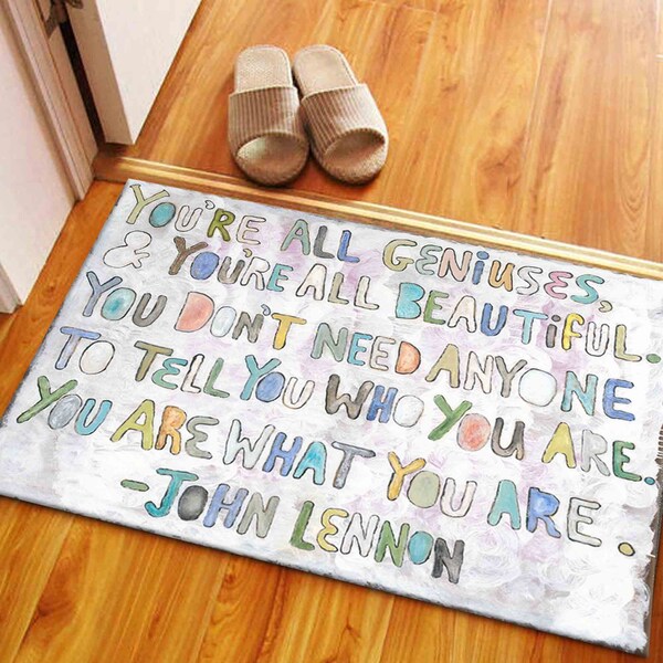 Inspirational Rug Etsy