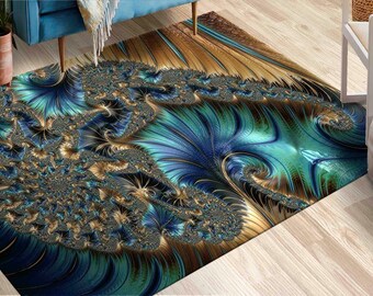 Fractal Pattern Rug - Etsy