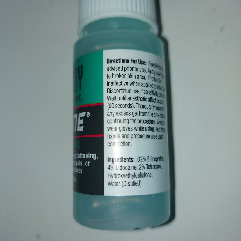 Professional Sustaine Blue Gel Anesthetic Numbing for Etsy UK
