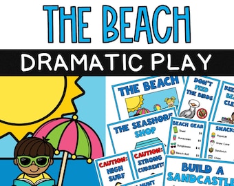 Beach Dramatic Play Center / Pretend Play / Grundschule / Homeschool / Frühlernen / Vorschule