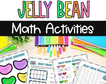 Jelly Bean Math Activities / Sorting / Counting / Adding / Graphing / Elementary Math Practice