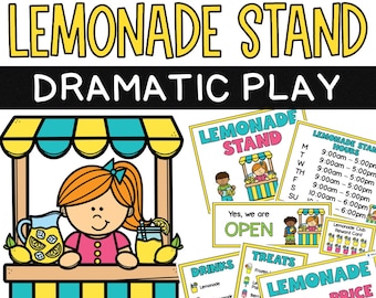 Limonadenständer Dramatisches Spielzentrum / Pretend Play / Grundschule / Homeschool / Frühlernen / Vorschule