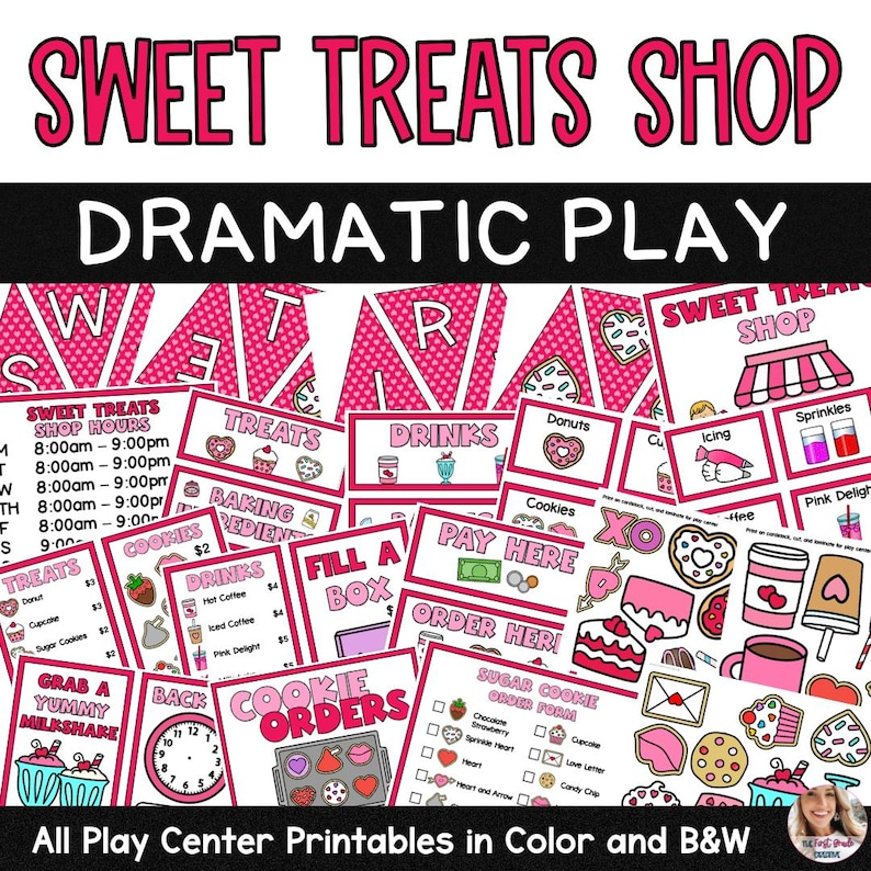 Sweet Treats Shop Dramatic Play Center / Pretend Play / Elementary ...
