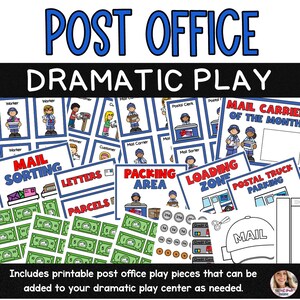 Post Office Dramatic Play Center / Pretend Play / Elementary School