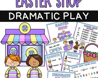 Easter Shop Dramatic Play Center / Pretend Play / Elementary School / Homeschool / Early Learning / Preschool