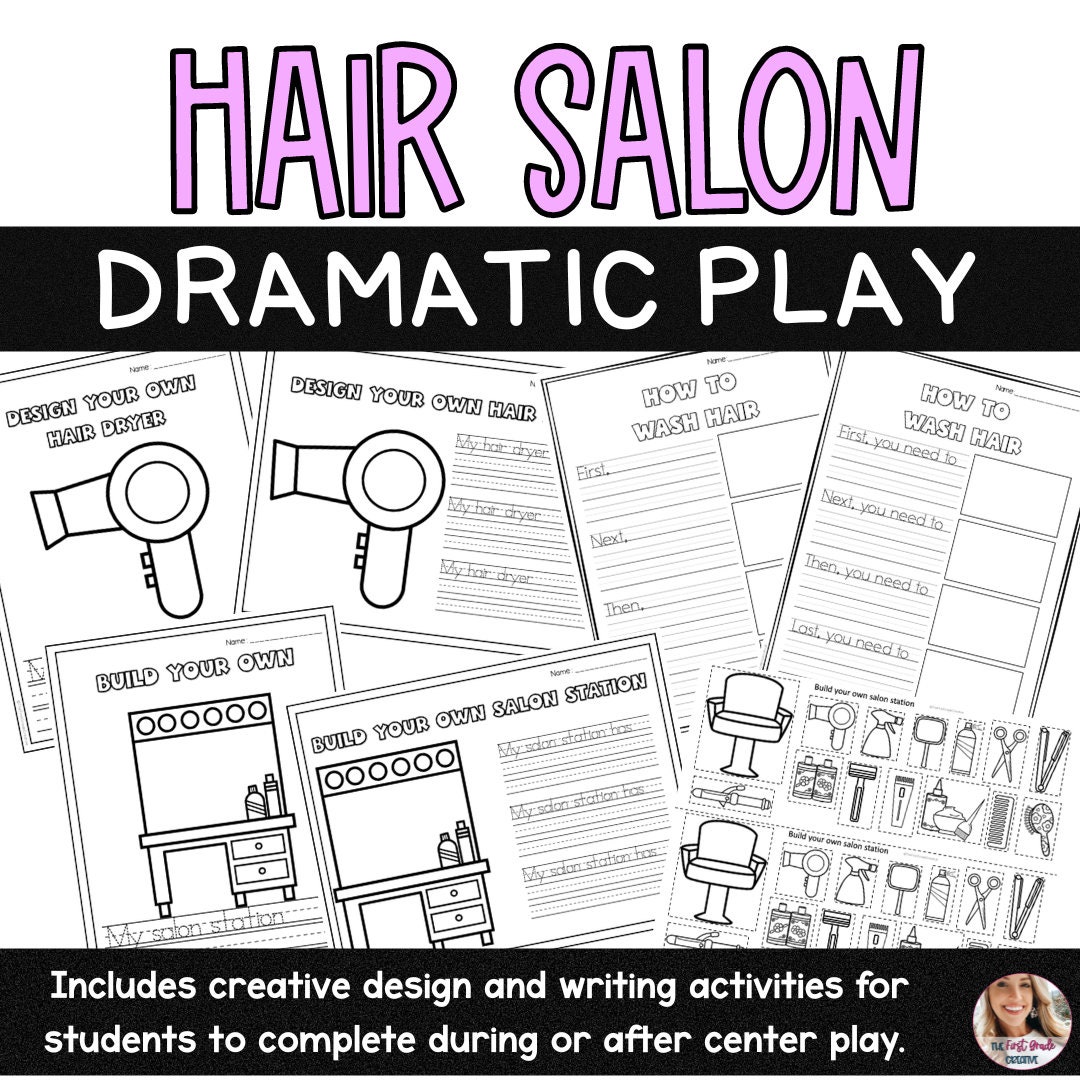 Hair Salon Dramatic Play Center / Pretend Play / Elementary School ...