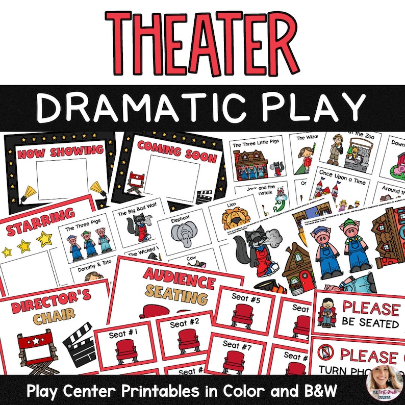 Theater Dramatic Play Center / Puppet Theater Play / Pretend Play ...