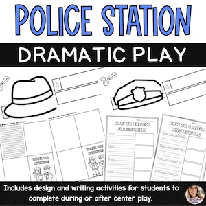 Police Station Dramatic Play Center / Pretend Play / Elementary School ...