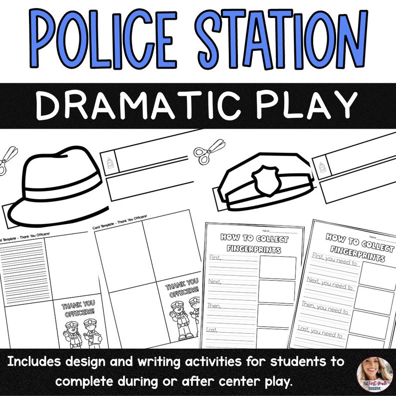 Police Station Dramatic Play Center - Il 794xN.5557319879 Kwli 