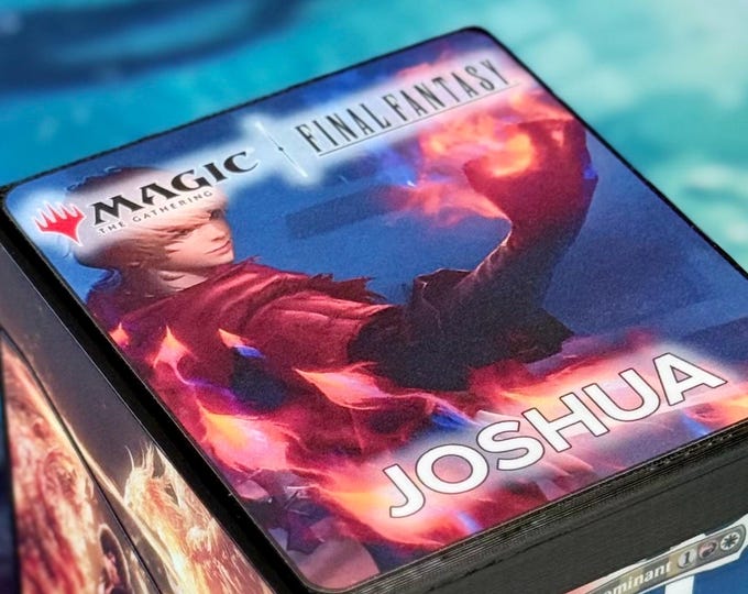 Magic the Gathering Deck Box - Final Fantasy - Joshua