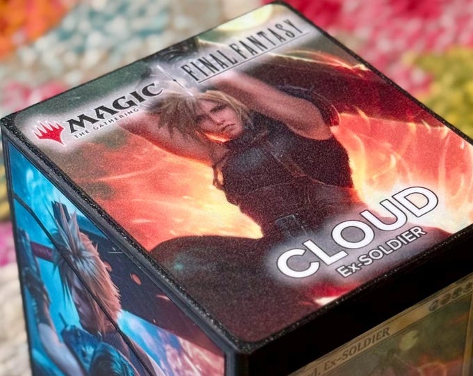 Magic the Gathering Deck Box - Final Fantasy - Cloud