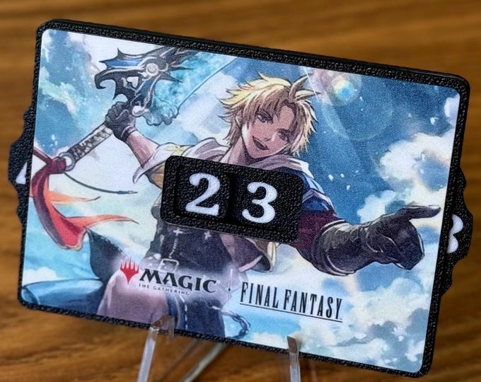Magic: The Gathering Life Counter | Final Fantasy | Tidus