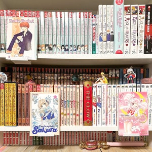 Manga Clip-on Shelf Display - Set of 3