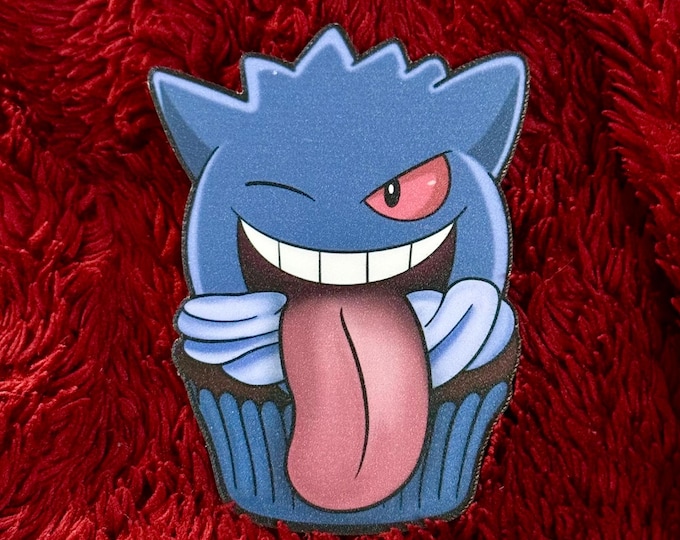 Gengar Cupcake Magnet