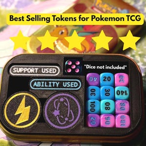 Encarte de lata Pokémon Mini com fichas