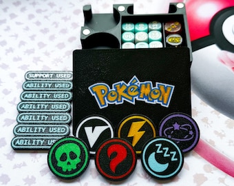 Pokémon Ability Tokens with Case