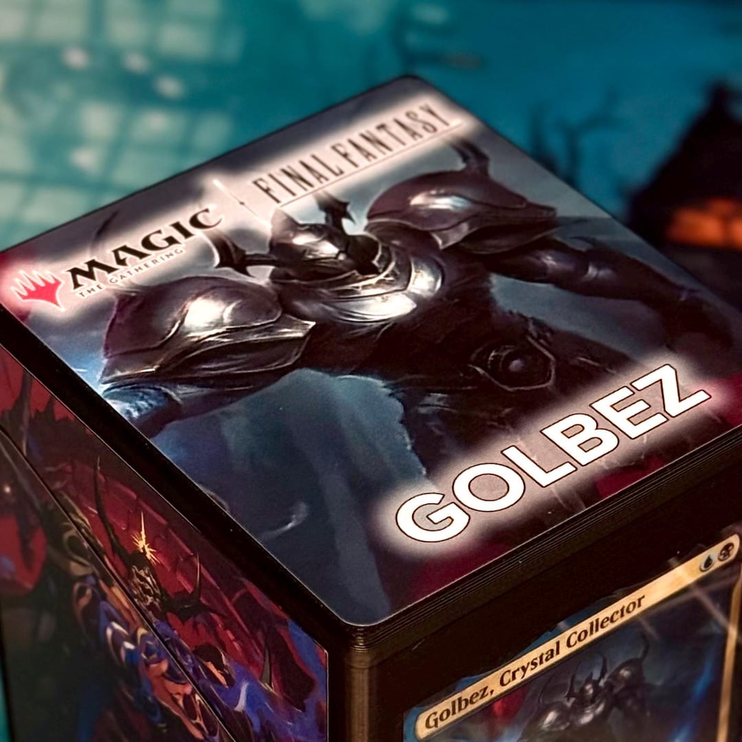 Magic the Gathering Deck Box - Final Fantasy - Golbez - Etsy