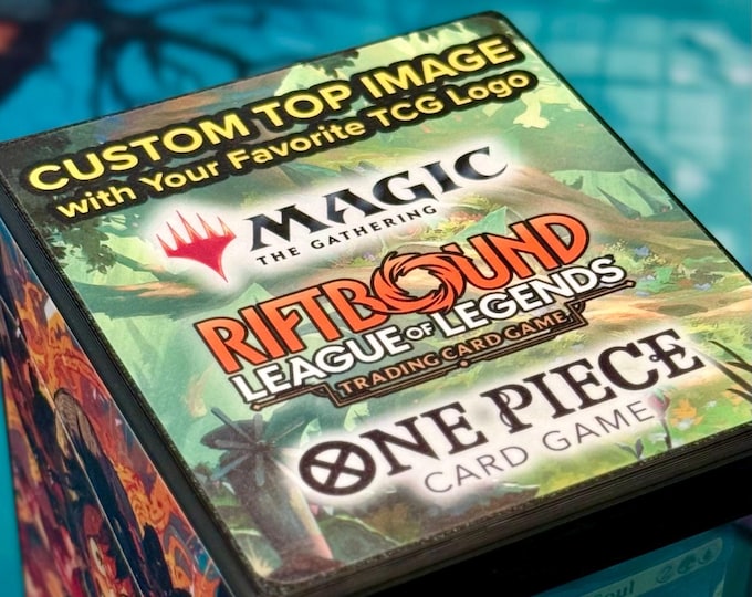 Custom Deck Box - Magic The Gathering, One Piece, Riftbound, + more!