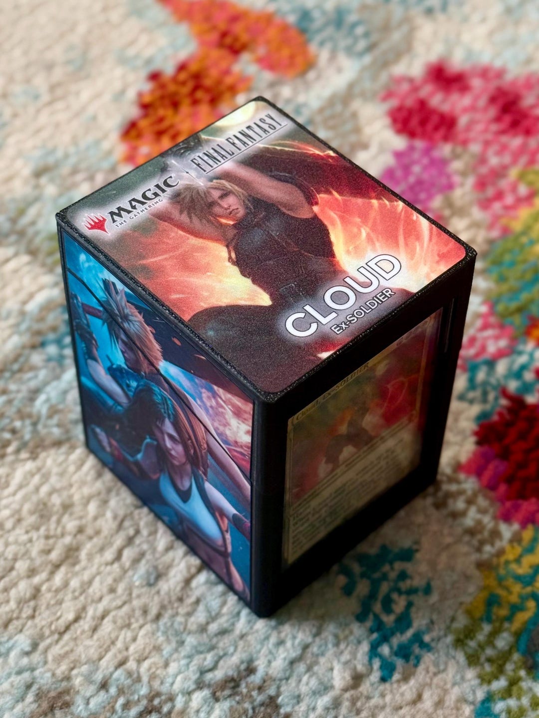 mtg final fantasy commander cloud Magic: The Gathering VII Deck Haste When Cloud enters Cloud, Ex-SOLDIER (#202) (borderless)
