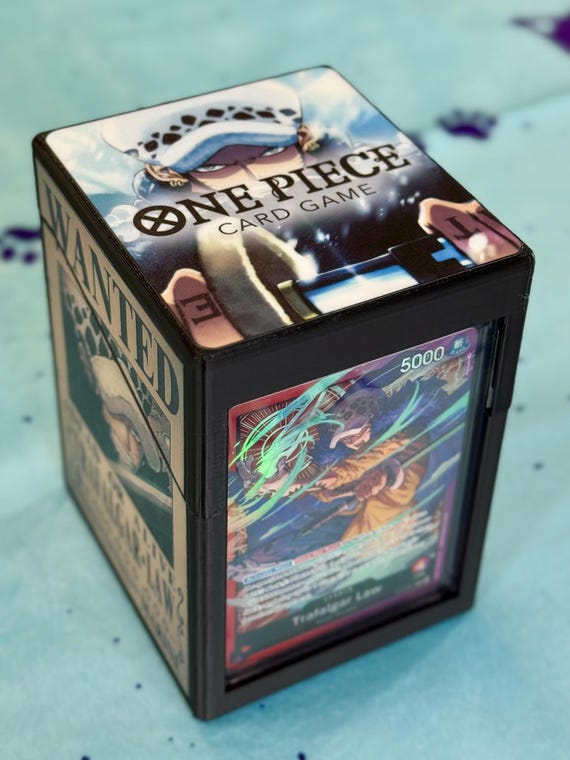 One Piece Deck Box - Law - Etsy One Piece Deck Box - Law - Etsy
