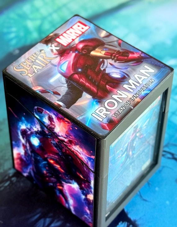 Magic the Gathering Deck Box - Marvel - Iron Man - Etsy