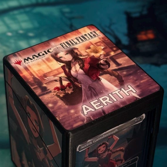 aerith gainsborough mtg commander deck MTG Commander EDH Deck Aerith Gainsborough 100 Magic Cards Custom Deck Final Fantasy Life Gain Counters