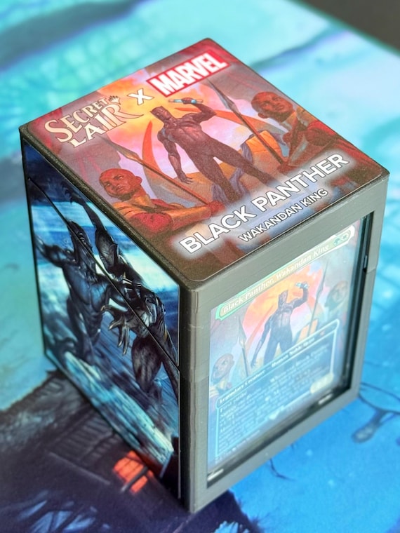 Magic the Gathering Deck Box - Marvel - Black Panther - Etsy