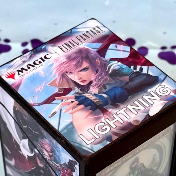 Magic the Gathering Deck Box - Final Fantasy - Lightning - Etsy Magic the Gathering Deck Box - Final Fantasy - Lightning - Etsy