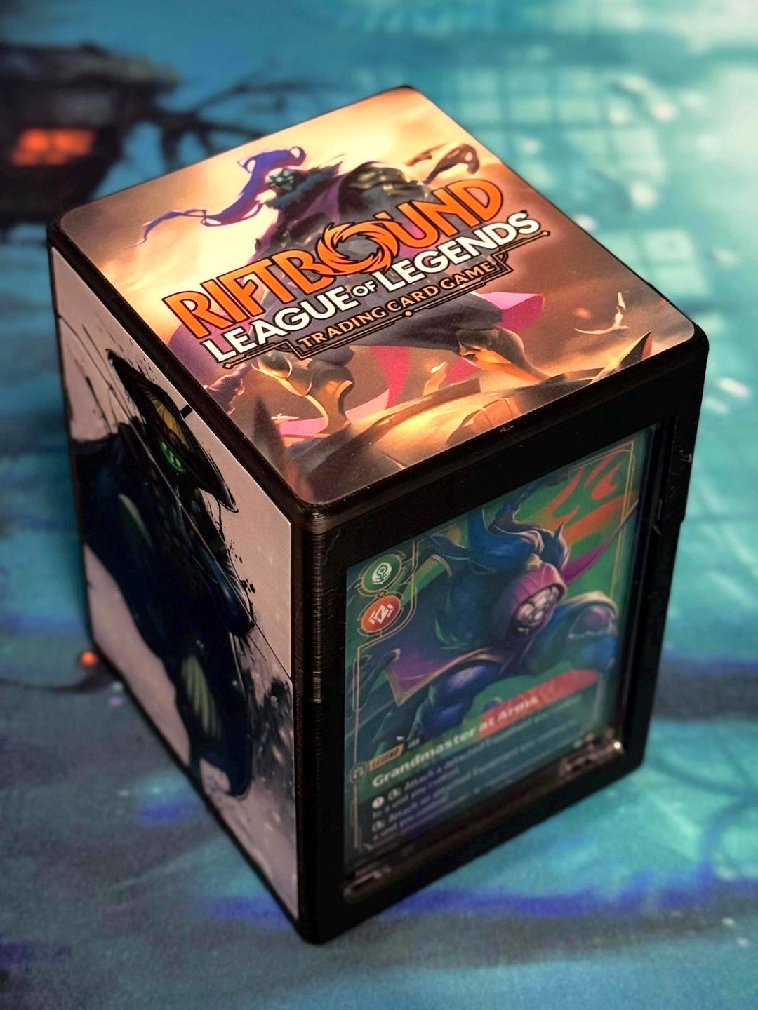 T1 Riftbound Box Riftbound Deckbox - Jax - Etsy