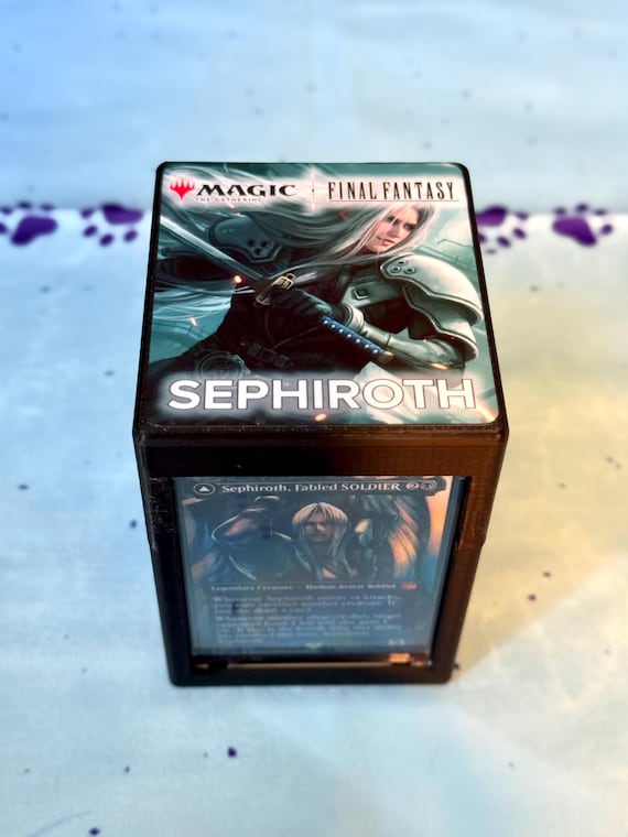 Magic the Gathering Deck Box - Final Fantasy - Sephiroth - Etsy