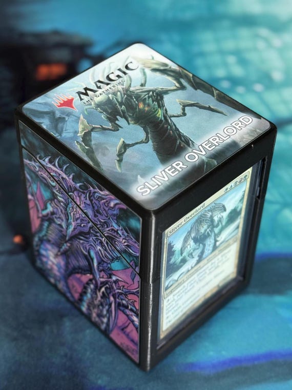 Magic the Gathering Deck Box - Sliver Overlord - Etsy