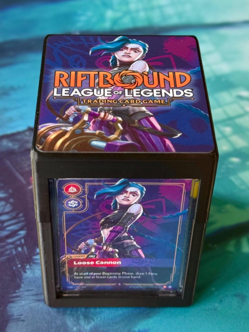 Riftbound Deckbox - Jinx - Etsy