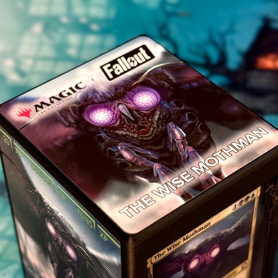 Magic the Gathering Deck Box - Fallout - the Wise Mothman - Etsy