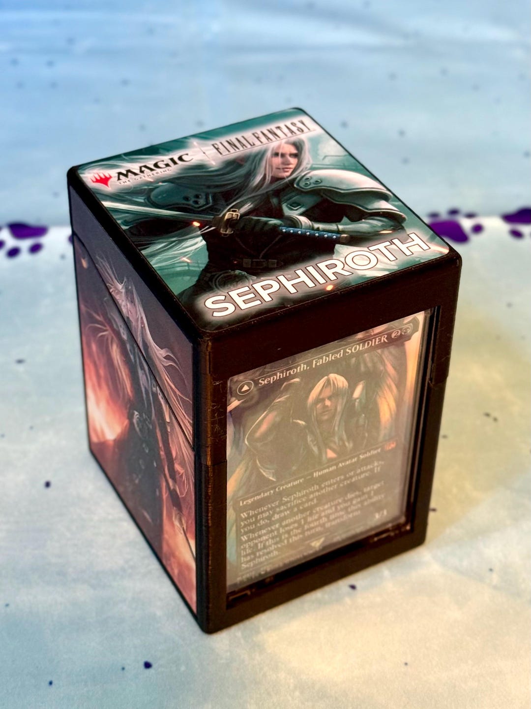 【ultraPro】セフィロス デッキケース MTG FINAL FANTASY mtg 稀少 ultrapro ff7 公式サプライ セフィロス デッキケース