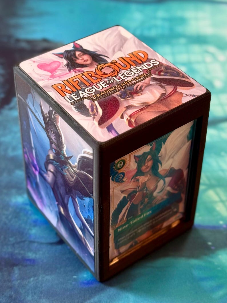 Riftbound Deckbox - Ahri - Etsy