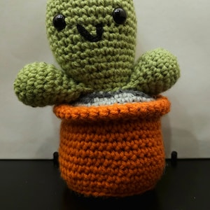 Handmade Crochet Potted Cactus Succulent Plush