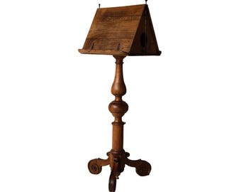 18th Century French Oak Bible Stand
