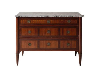 French Louis XVI Period Marble Top Commode, Circa 1770