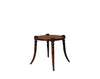 Early 20th Century French Wooden Round Table