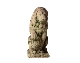 19th Century French Stone Lion