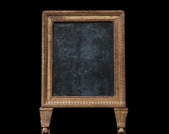 18th Century Louis XVI Giltwood Trumeau Mirror (C)